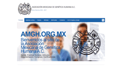 Desktop Screenshot of amgh.org.mx
